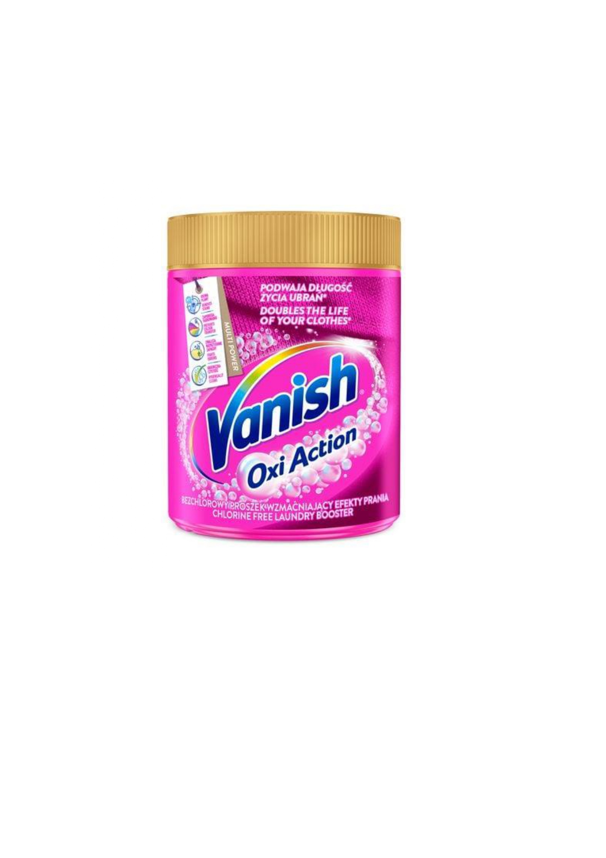 Порошок-плямовивідник для кольорових тканин Vanish Oxi Action, 470 г